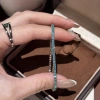 Original design blue diamond fine silver bracelet - a gift for your girlfriend Specification image